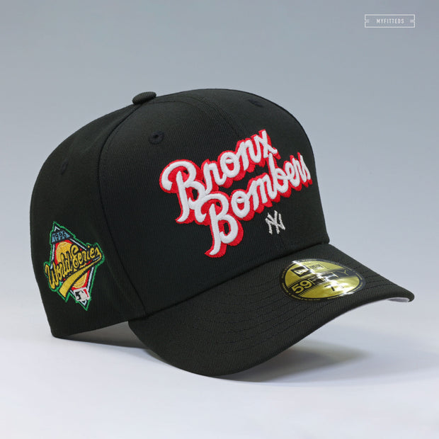 NEW YORK YANKEES 1996 WORLD SERIES THE BRONX BOMBERS NEW ERA FITTED CAP