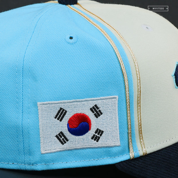 SOUTH KOREA 2023 WORLD BASEBALL CLASSIC® DIAGONAL BLOCK NEW ERA HAT