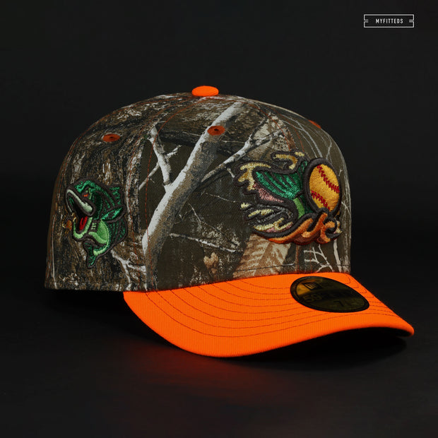 GWINNETT STRIPERS REALTREE® EDGE ATOMIC ORANGE NEW ERA FITTED CAP