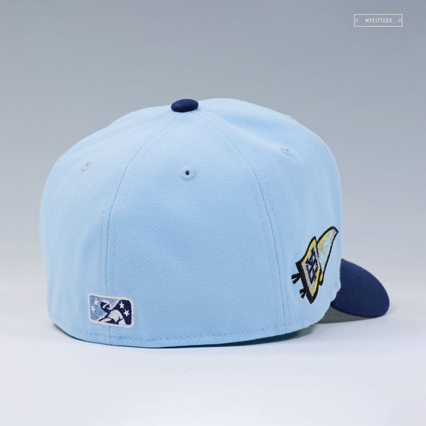 SOMERSET PATRIOTS X NEW YORK BLACK YANKEES WEATHERED LOOK NEW ERA FITTED CAP