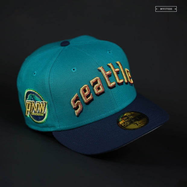 SEATTLE MARINERS PNW CITY CONNECT TO TEAM COLOR NEW ERA FITTED CAP