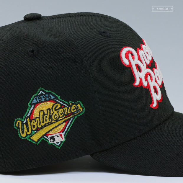 NEW YORK YANKEES 1996 WORLD SERIES THE BRONX BOMBERS NEW ERA FITTED CAP