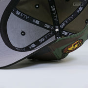 LOS ANGELES KINGS PENDANT WOODLAND CAMO BAILEY THE MASCOT NEW ERA FITTED CAP