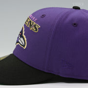 BALTIMORE RAVENS NFL KICKOFF 1996 PURPLE ORCHID JET BLACK NEW ERA FITTED CAP