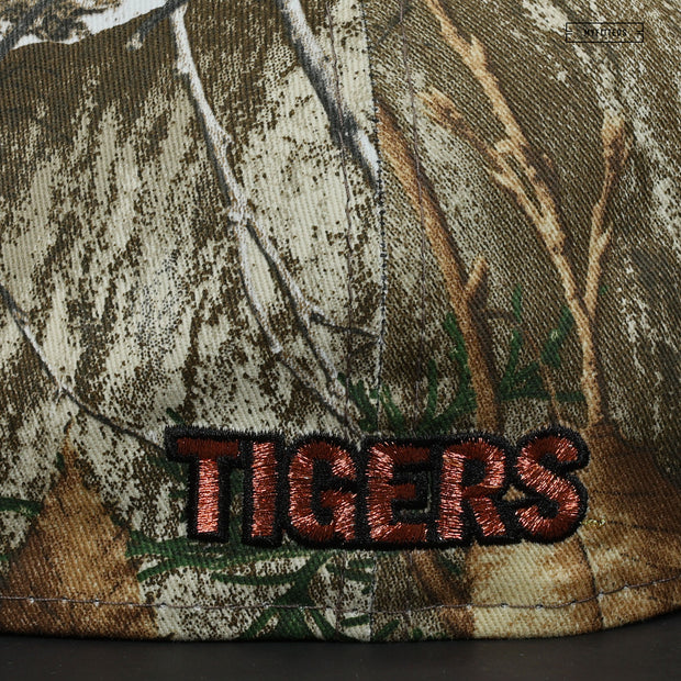 AUBURN TIGERS REALLTREE® EDGE MIDINIGHT NAVY RIPSTOP NYLON NEW ERA FITTED CAP