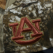 AUBURN TIGERS REALLTREE® EDGE MIDINIGHT NAVY RIPSTOP NYLON NEW ERA FITTED CAP