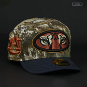 AUBURN TIGERS REALLTREE® EDGE MIDINIGHT NAVY RIPSTOP NYLON NEW ERA FITTED CAP