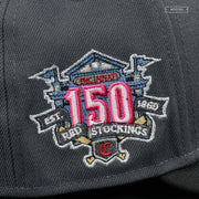 CINCINNATI RED STOCKINGS 150TH ANNIVERSARY POPS NEW ERA FITTED CAP