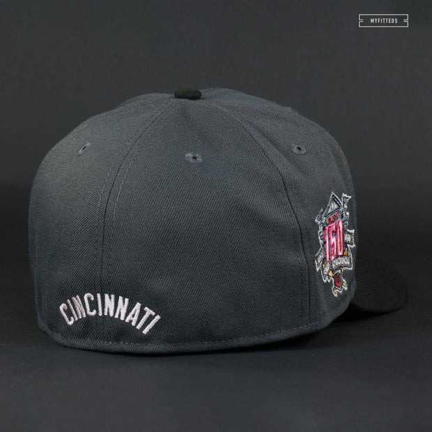 CINCINNATI RED STOCKINGS 150TH ANNIVERSARY POPS NEW ERA FITTED CAP