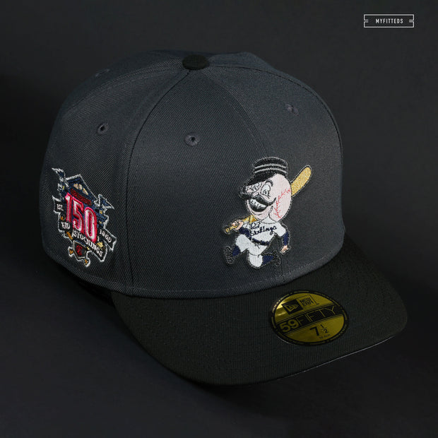 CINCINNATI RED STOCKINGS 150TH ANNIVERSARY POPS NEW ERA FITTED CAP