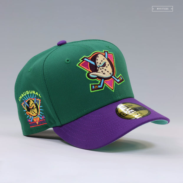 ANAHEIM MIGHTY DUCKS 1993 INAUGURAL SEASON THE WINDWAKER INSPIRED NEW ERA FITTED CAP