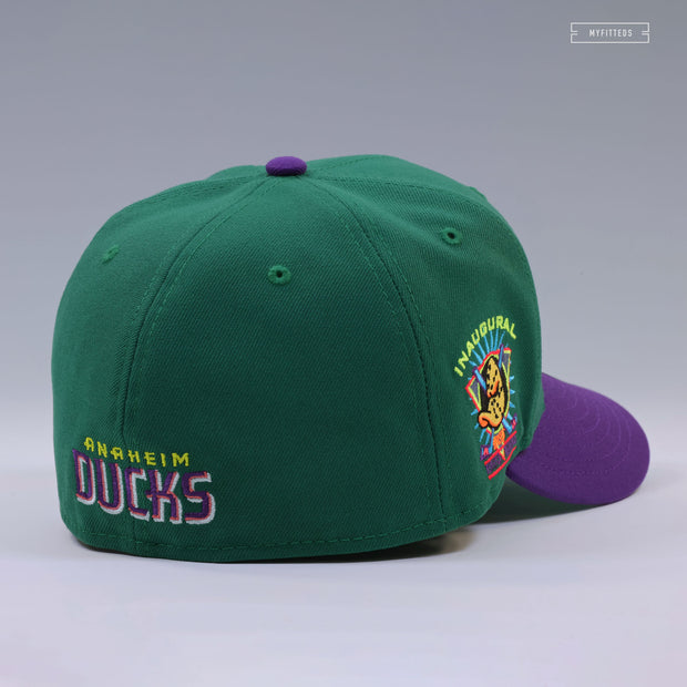 ANAHEIM MIGHTY DUCKS 1993 INAUGURAL SEASON THE WINDWAKER INSPIRED NEW ERA FITTED CAP