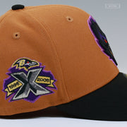 BALTIMORE RAVENS 10TH ANNIVERSARY CIGARS AND TROPHIES NEW ERA FITTED CAP