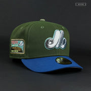 MONTREAL EXPOS OLYMPIC STADIUM MUSCLE MAN NEW ERA FITTED CAP