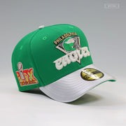 PHILADELPHIA EAGLES SUPER BOWL LIX CHAMPIONS BOTANY GREEN RETRO NEW ERA FITTED CAP