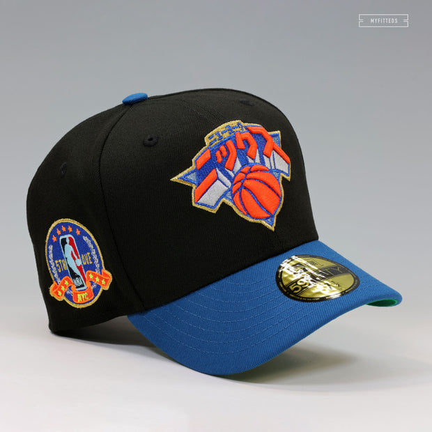 NEW YORK KNICKS KATAKANA NBA 5TH AVE PYRAMID NBA REAR NEW ERA FITTED CAP