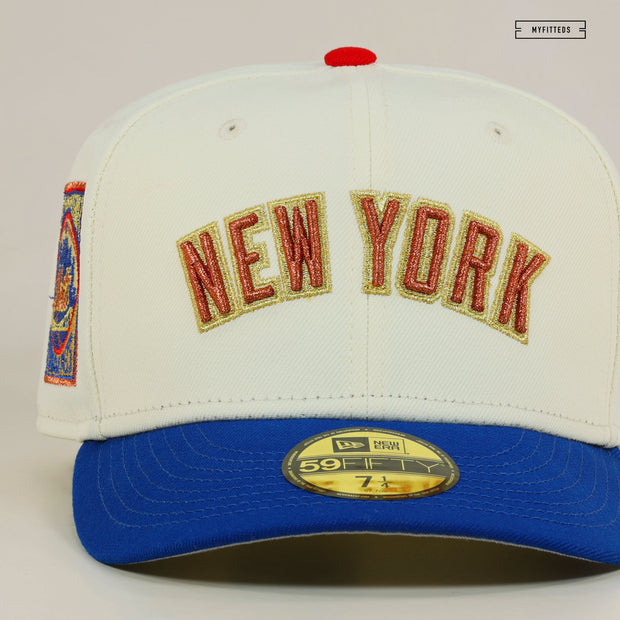 NEW YORK METS 25TH ANNIVERSARY MIRACLE METS "ROCKEFELLER CENTER" NEW ERA HAT