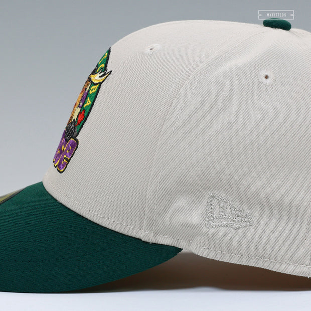 MANITOBA MOOSE 10TH ANNIVERSARY SANDSTONE FOREST GREEN NEW ERA FITTED CAP