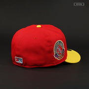 BIRMINGHAM BARONS SOUTHERN LEAGUE SCARLET MOONBEAM NEW ERA HAT