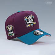 ANAHEIM MIGHTY DUCKS 30TH ANNIVERSARY SHY PINK UV NEW ERA 9FIFTY A-FRAME SNAPBACK
