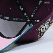 ANAHEIM MIGHTY DUCKS 30TH ANNIVERSARY SHY PINK UV NEW ERA 9FIFTY A-FRAME SNAPBACK