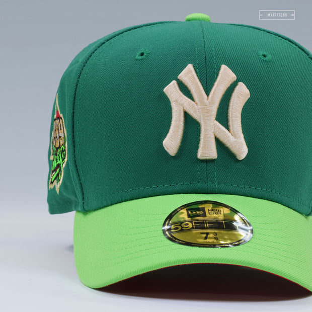 NEW YORK YANKEES 1999 WORLD SERIES WELCOME TO NEW YORK ROCKEFELLER CENTER NEW ERA FITTED CAP