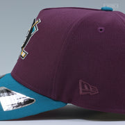 ANAHEIM MIGHTY DUCKS 30TH ANNIVERSARY SHY PINK UV NEW ERA 9FIFTY A-FRAME SNAPBACK