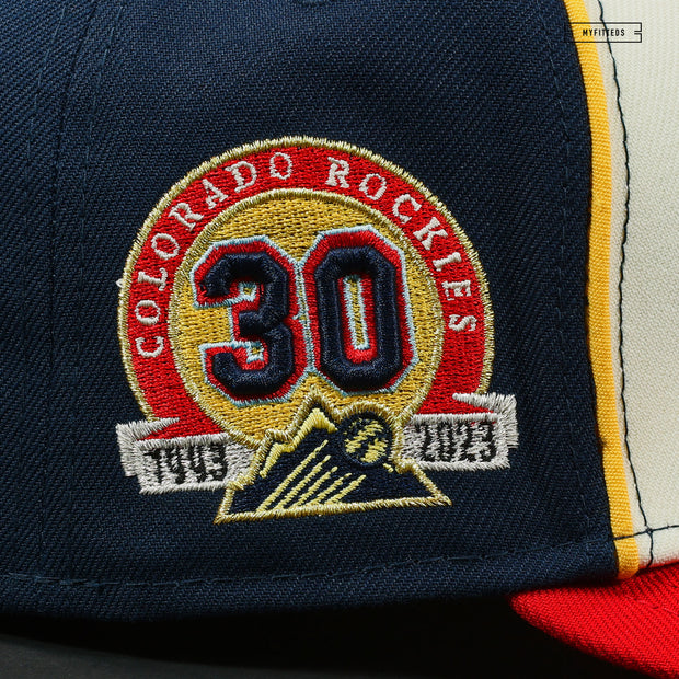 COLORADO ROCKIES 30TH ANNIVERSARY RETRO NEW ERA HAT