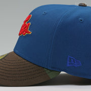 CHICAGO CUBS SWEET HOME CHICAGO SEASHORE SLATE WOODLAND CAMO NEW ERA FITTED CAP
