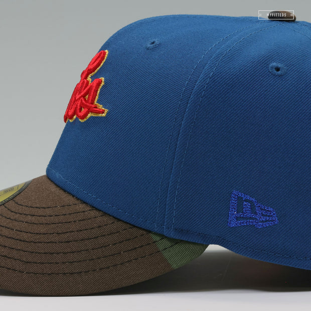 CHICAGO CUBS SWEET HOME CHICAGO SEASHORE SLATE WOODLAND CAMO NEW ERA FITTED CAP