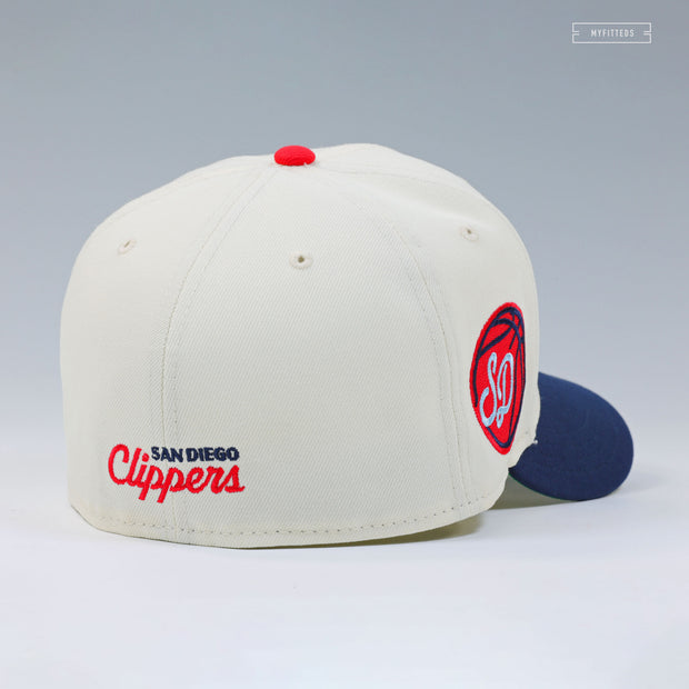 SAN DIEGO CLIPPERS NBA G-LEAGUE OFF WHITE NIGHTSHADE DAYLIGHT NEW ERA FITTED CAP