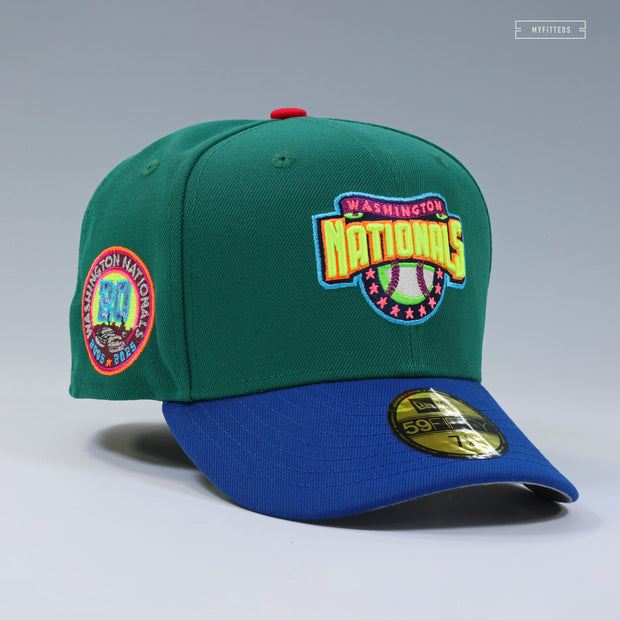 WASHINGTON NATIONALS 20TH ANNIVERSARY NIKE ACG COLORS INSPIRED NEW ERA FITTED CAP