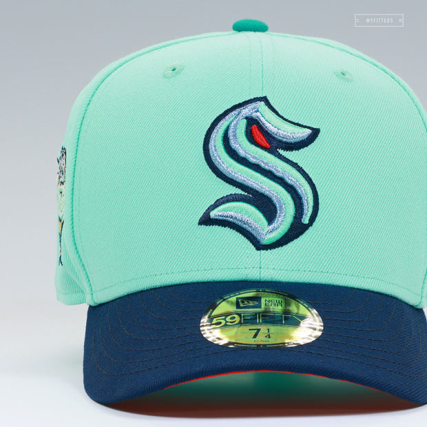 SEATTLE KRAKEN 2024 WINTER CLASSIC SEAGLASS NEW ERA FITTED CAP
