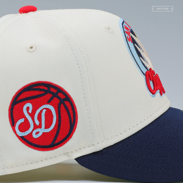 SAN DIEGO CLIPPERS NBA G-LEAGUE OFF WHITE NIGHTSHADE DAYLIGHT NEW ERA FITTED CAP