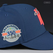CHARLESTON RIVERDOGS CHARLESTON 350TH HOLY CITY AM180 ULTRAMARINE NEW ERA HAT