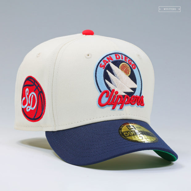 SAN DIEGO CLIPPERS NBA G-LEAGUE OFF WHITE NIGHTSHADE DAYLIGHT NEW ERA FITTED CAP