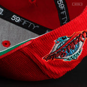 ATLANTA BRAVES CASCADING 1995 WORLD SERIES AKIRA INSPIRED NEW ERA FITTED CAP