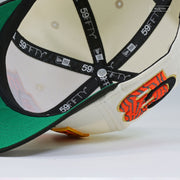 CINCINNATI BENGALS LIGATURE OFF WHITE READY TO ROAR NEW ERA FITTED CAP