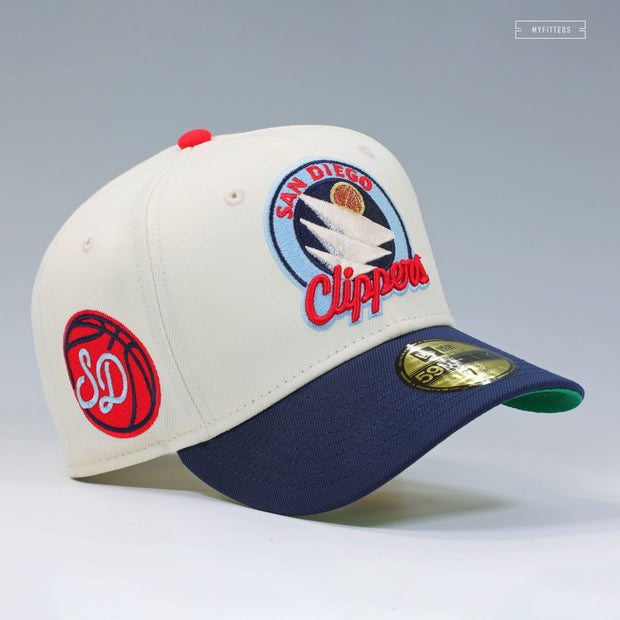 SAN DIEGO CLIPPERS NBA G-LEAGUE OFF WHITE NIGHTSHADE DAYLIGHT NEW ERA FITTED CAP