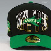 NEW YORK JETS TAKE FLIGHT 50TH ANNIVERSARY ROUND ABOUT NEW ERA FITTED CAP