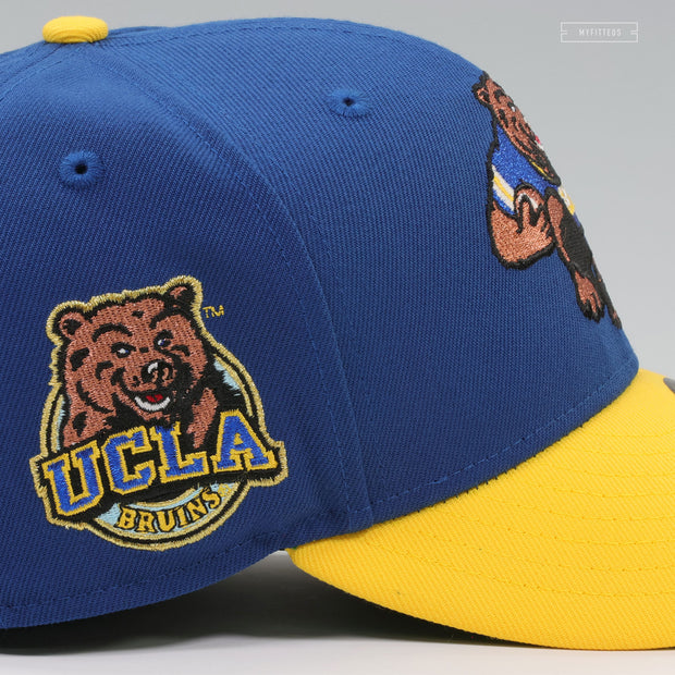 UNIVERSITY OF CALIFORNIA LOS ANGELES UCLA BRUINS JOE BRUIN RUSHING NEW ERA FITTED CAP