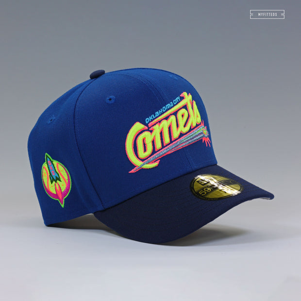 OKLAHOMA CITY COMETS INTERGALACTIC AND COSMIC NEW ERA FITTED CAP