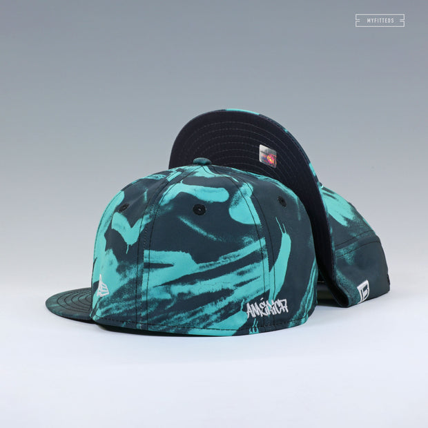 CLUB AMÉRICA GRAFFITI ALL OVER SUBLIMATED LIGA MX NEW ERA FITTED CAP