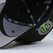 ANAHEIM ANGELS 50TH ANNIVERSARY NIKE AIR MAX 95 NEON YELLOW CASCADING NEW ERA FITTED CAP