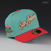 SAN ANTONIO MISSIONS THE WOLFF 75TH TEXAS LEAGUE ASG 1996 SPURS NEW ERA FITTED CAP