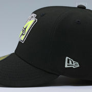 ANAHEIM ANGELS 50TH ANNIVERSARY NIKE AIR MAX 95 NEON YELLOW CASCADING NEW ERA FITTED CAP