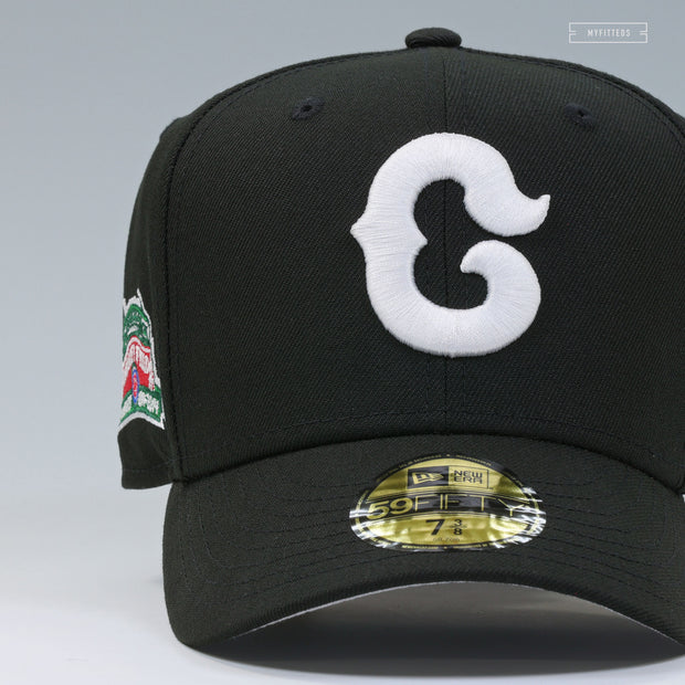CHICAGO CUBS WRIGLEY FIELD CENTENNIAL CLASSIC BLACK AND WHITE NEW ERA FITTED CAP