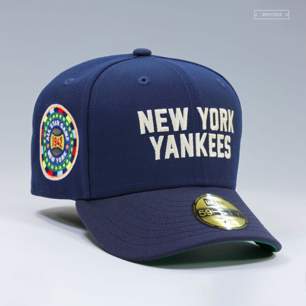 NEW YORK YANKEES 1942 MLB ALL-STAR GAME WELCOME TO NY TIMES SQUARE NEW ERA FITTED CAP