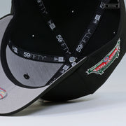 CHICAGO CUBS WRIGLEY FIELD CENTENNIAL CLASSIC BLACK AND WHITE NEW ERA FITTED CAP