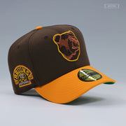 BOSTON BRUINS 1924-2024 CENTENNIAL MAHOGANY YUKON GOLD NEW ERA FITTED CAP
